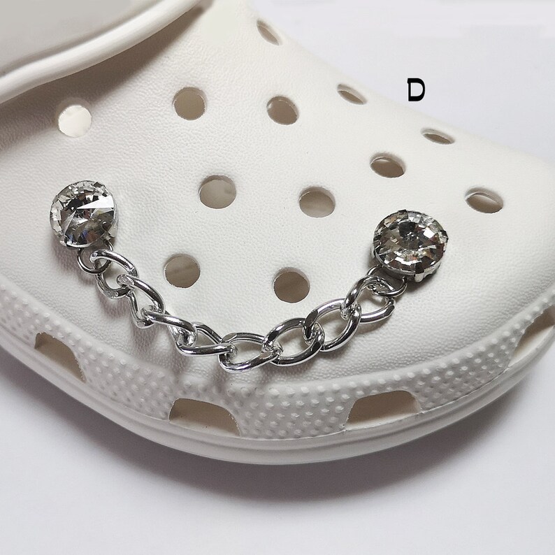 Croc Charms Chain Croc Charms Set Chains Pack Shoe Charms for Etsy