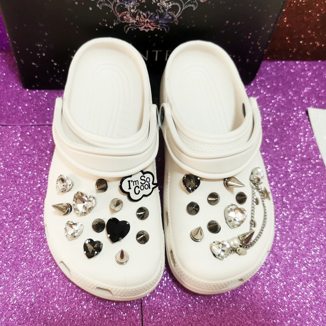 dance croc charms