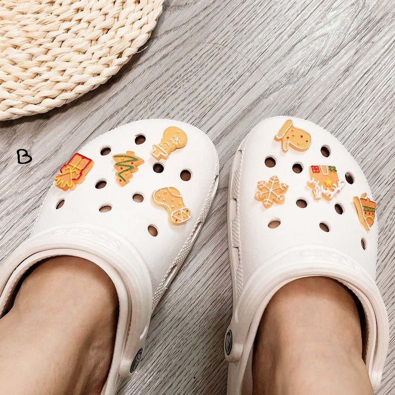 Christmas Croc Charms Set of 8 Santa Claus Clog Charms Pack Etsy