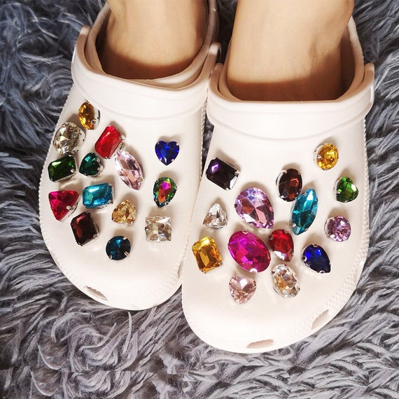 rhinestone croc charms