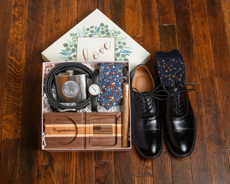 Whiskey and Cigar Accessory Pairing Tray© Ashtray and Etsy