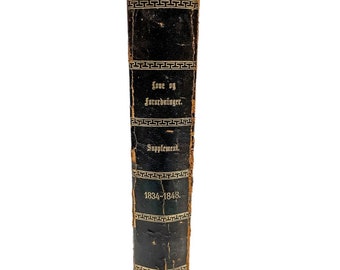 Vintage Love Og Forordninger Supplement 1834-1848 Book