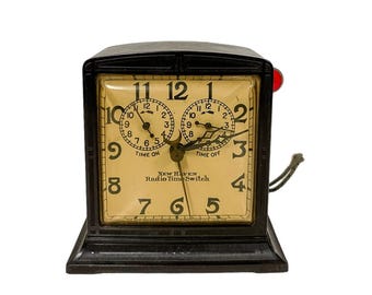 Vintage Westinghouse New Haven Clock Radio Time Switch Electric Timer