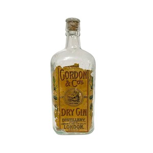 Vintage Gordons Gin Bottle - Etsy