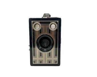 Vintage Kodak Six-16 Brownie Box Camera Art Deco Camera Display Piece Antique Photography Collectible