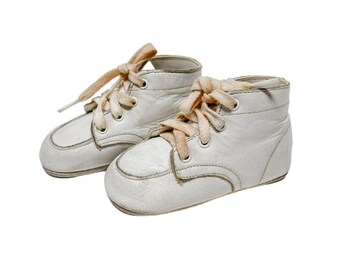 Vintage HoneySuckle Soft Sole Baby Shoes Size 1 Sears Roebuck & Co.