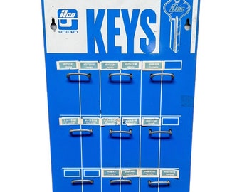 Vintage ILCO Unican Key Holder Display Rack
