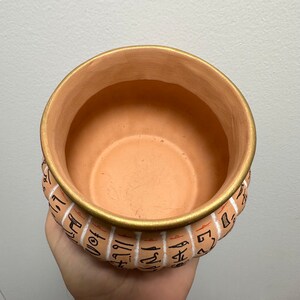 The 42 Negative Confessions on Pottery Jar With Gilding Ancient