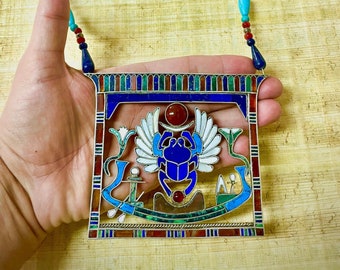 Pectoral Pendant Replica Revival - Ancient Egyptian Jewelry Art