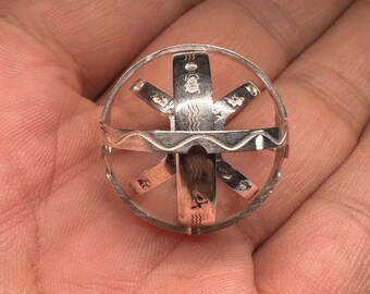 The Ancient Egyptian Armillary Ring with Hieroglyphs