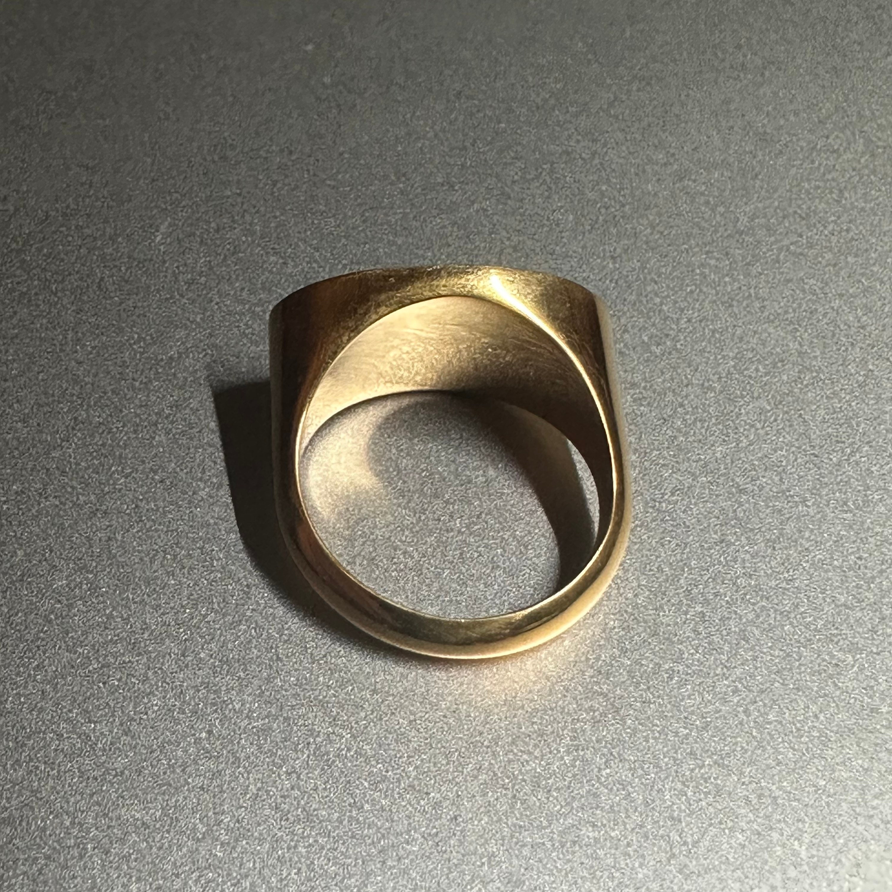 Osirus Rings Osiris 𓊨𓁹 Signet Wax Ring Seal - Sterling Silver Gold Plated - Ancient ...