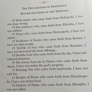 The 42 Negative Confessions on Pottery Jar With Gilding Ancient