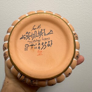 The 42 Negative Confessions on Pottery Jar With Gilding Ancient