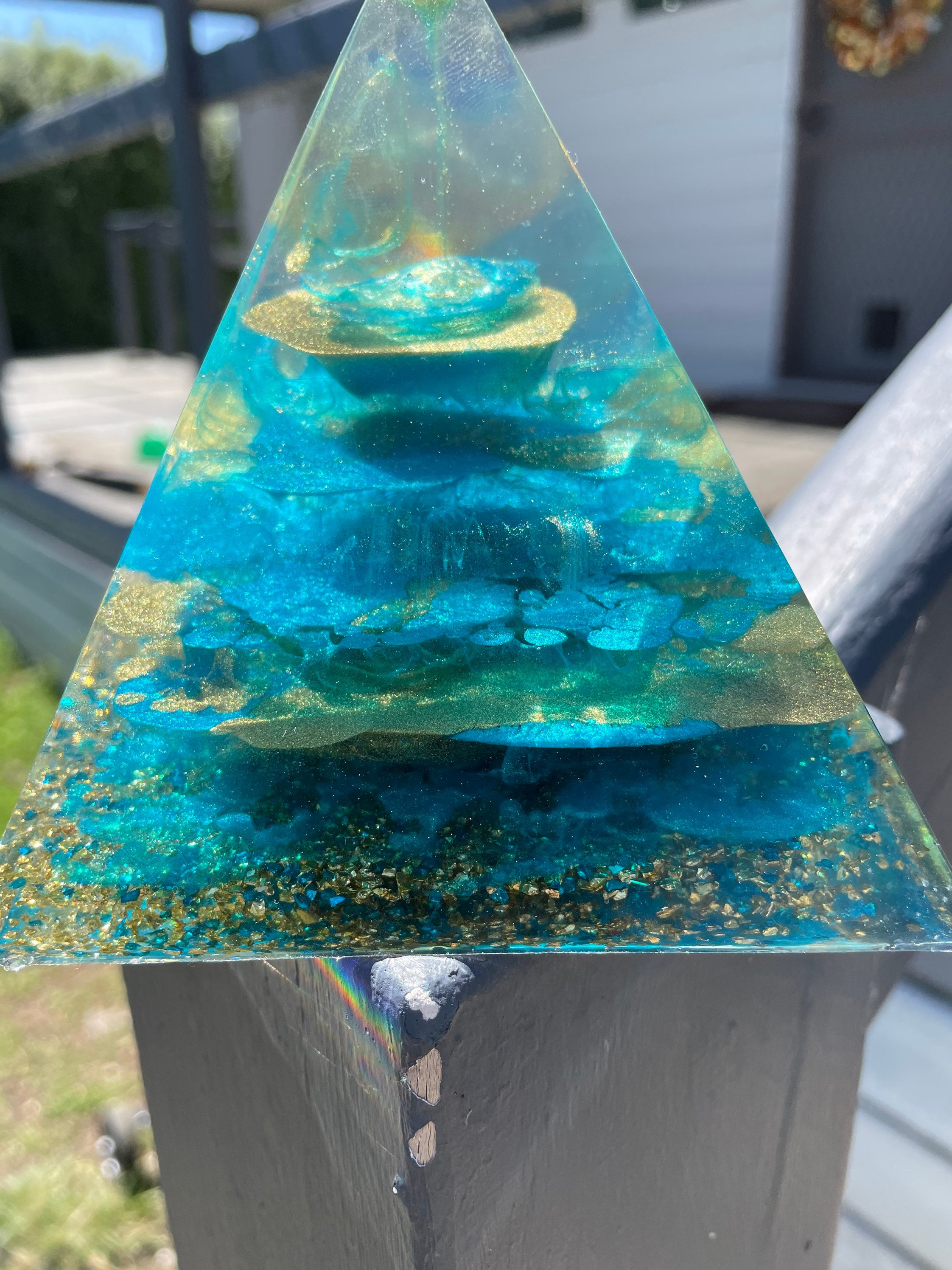 Resin pyramid Etsy