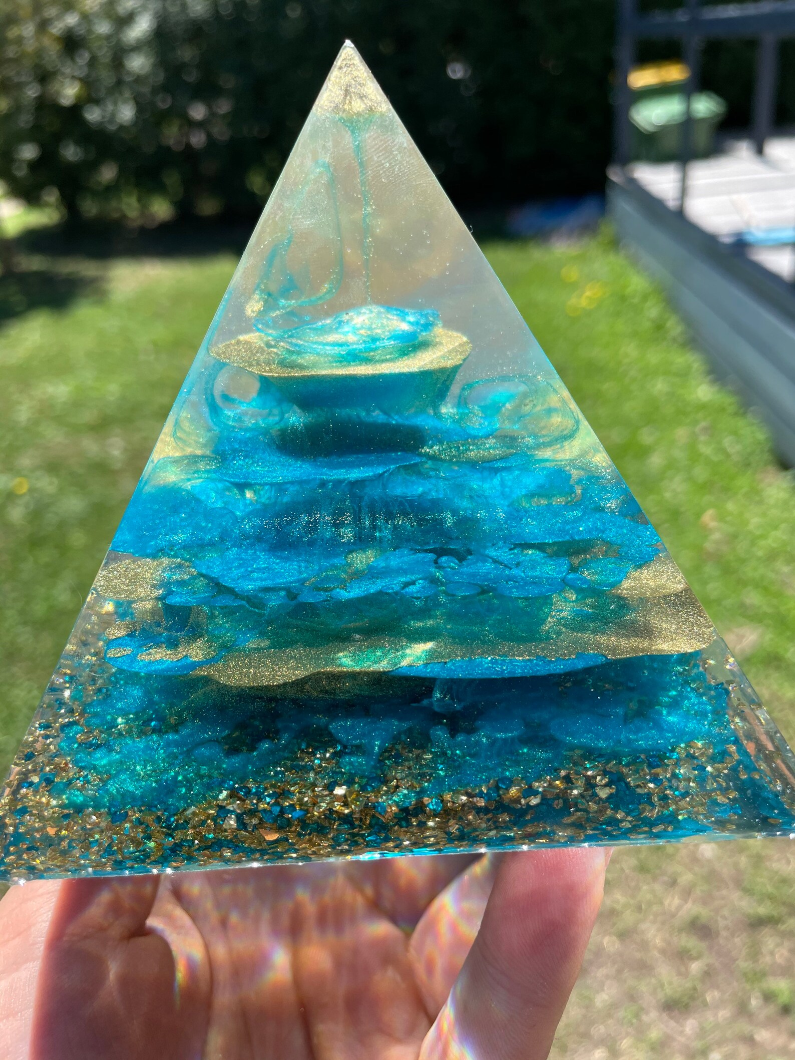 Resin pyramid Etsy