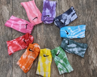 Tie Dye Crew Socks