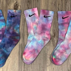 Snow Dyed Nike Tie Dye Crew Socks