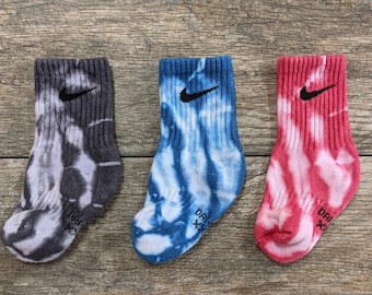 3 pack Kids Superhero Tie Dye Crew Socks