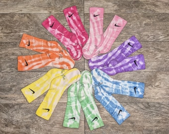 Kids Nike Tie Dye Crew Socks