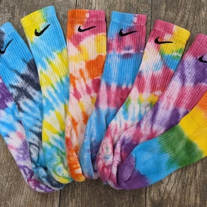 Nike Tie Dye Crew Socks Multicolor
