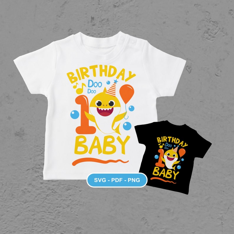 Baby shark Birthday SVG Baby shark birthday shirt Baby ...