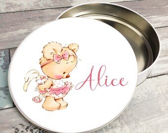 Personalised Tin Box Custom Tin Box By Bags Of Love