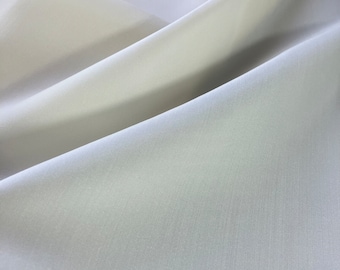 Heavy Silk Wool Twill, 32 Momme, Double Face Twill, 140cm Width, Undyed, Sell by the Meter