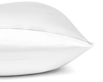 100% Mulberry Silk Pillowcase | Ivory White | Oeko-tex Certified Pillowcase | Protects Healthy Skin and Hair | Improve Sleep Quality