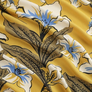 Eco-friendly Printed Viscose Georgette Fabric | 120GSM Fabric Weight | 140CM Fabric Width | 100% Viscose | Sell by the Meter