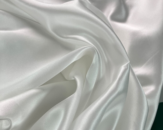 Silk Satin | Silk Charmeuse | Crepe Backed Satin | 100% Mulberry Silk | 55" Fabric Width | Sell by the Meter