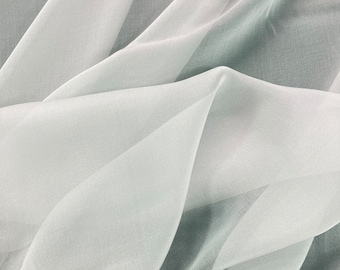 Silk Chiffon Fabric, 100% Mulberry Silk, 140CM Width, PFD, Ideal Fabric for Scarves or Clothing, Sell by the Meter