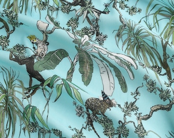 Eco-friendly Printed Viscose Georgette Fabric | 120GSM Fabric Weight | 140CM Fabric Width | 100% Viscose | Sell by the Meter