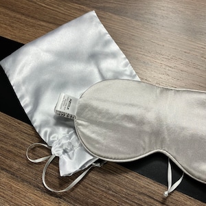 Oeko-tex 22mm Silk Sleep Mask / Non-toxic Dyes / Super Soft / Protect your Skin / Organic / Experience a Comfortable Sleep / Gift for Her