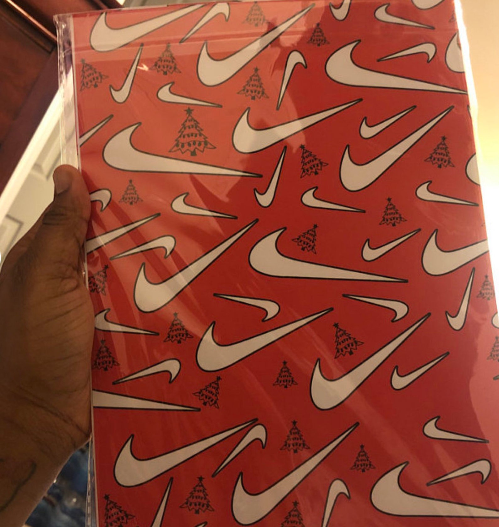 Nike inspired wrapping paper for any occasion. Christmas Etsy