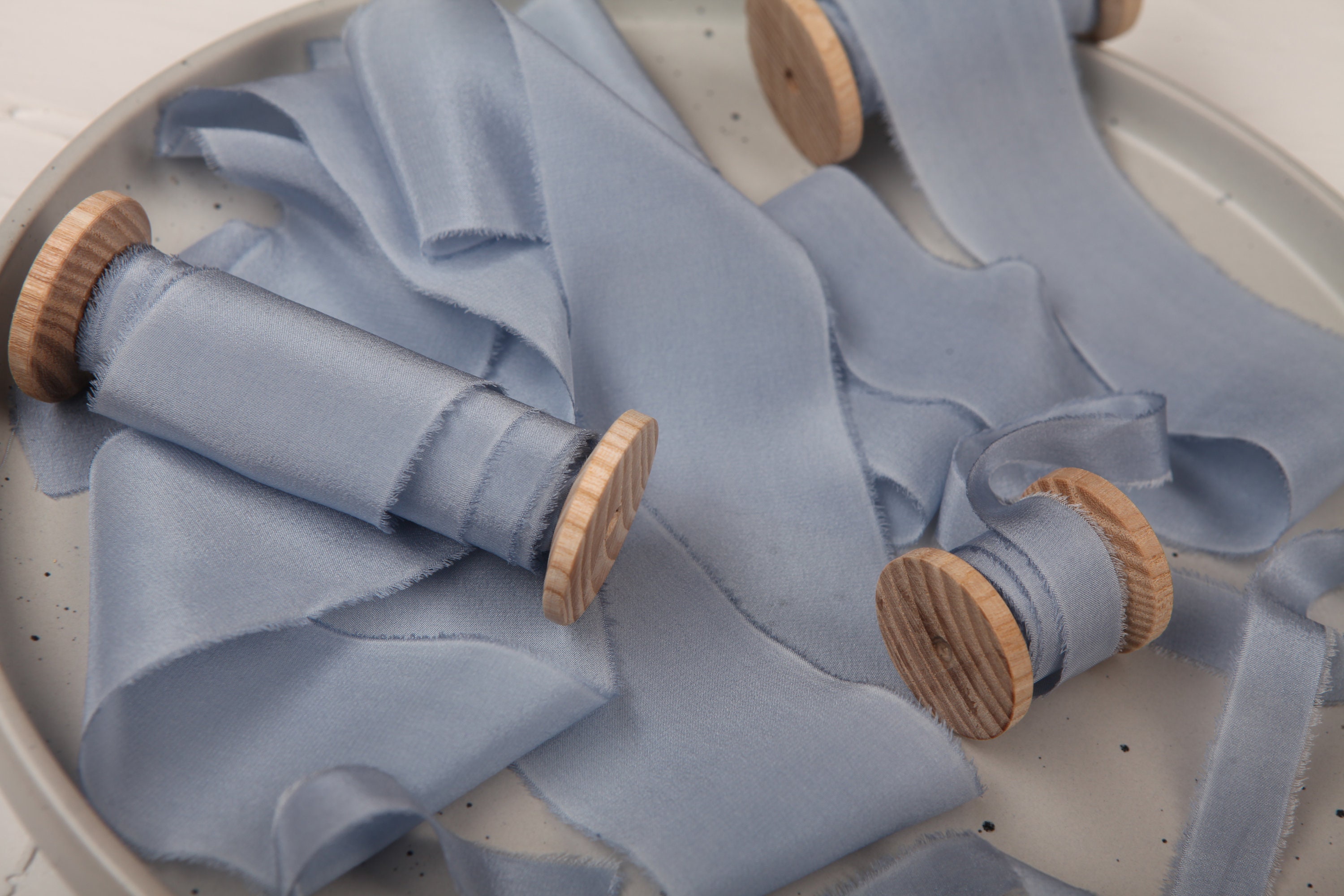 Chiffon Ribbon Fringe Fabric Ribbon Dusty Blue Ribbon - Temu Mexico