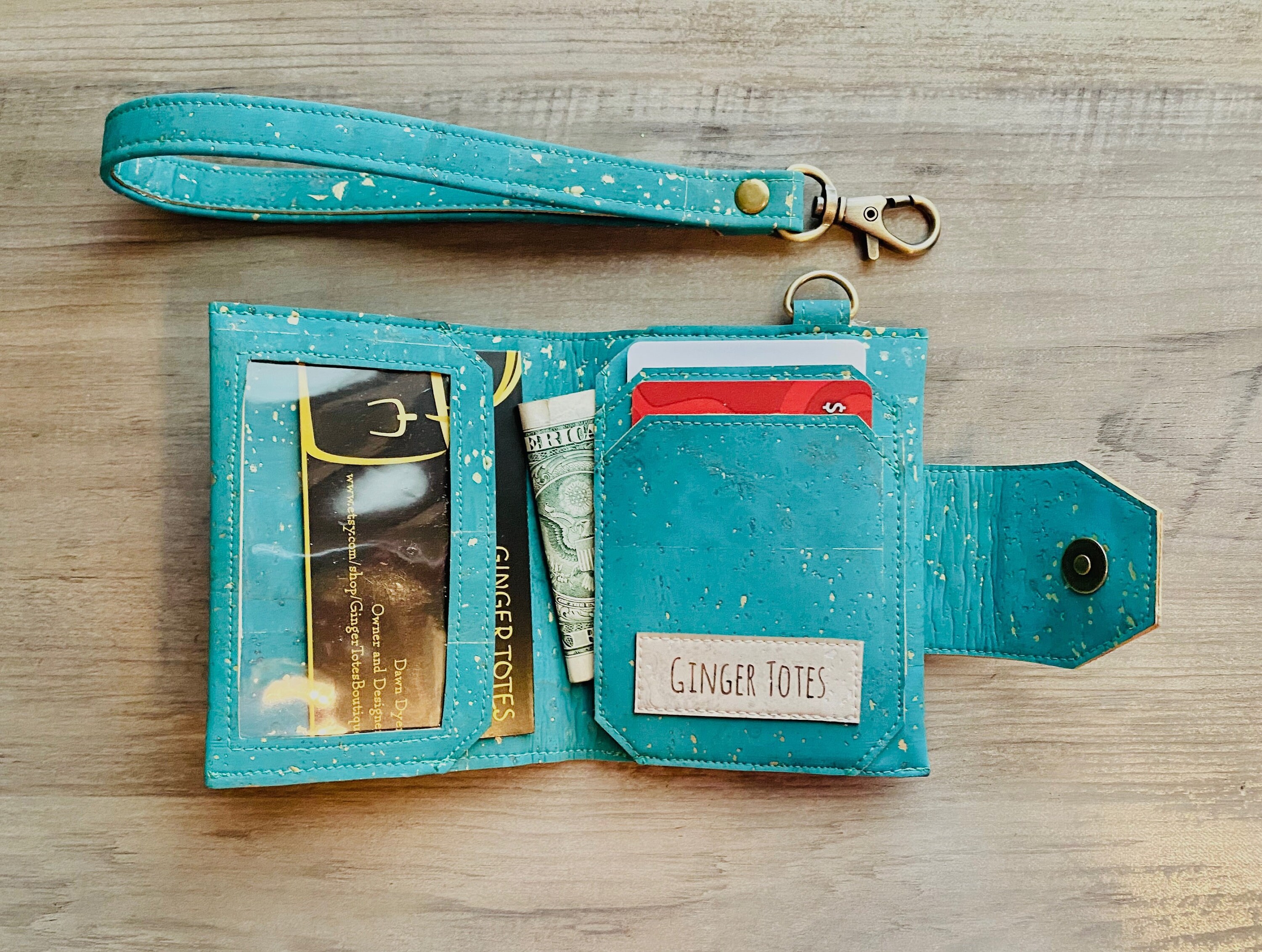 Small Key Fob Wallet Etsy