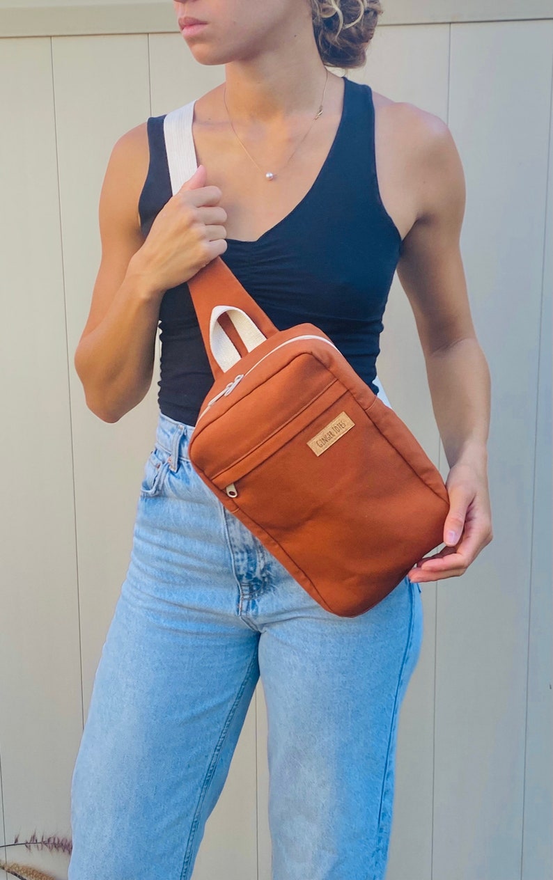 Sling Backpack Crossbody Bag Rifle Paper Co. Canvas Etsy