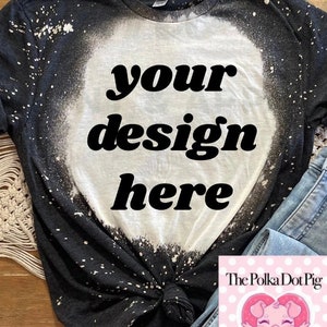 custom bleach shirt, make your own shirt, create your own custom, custom bleach shirt, custom adult shirt, personalized distressed tee
