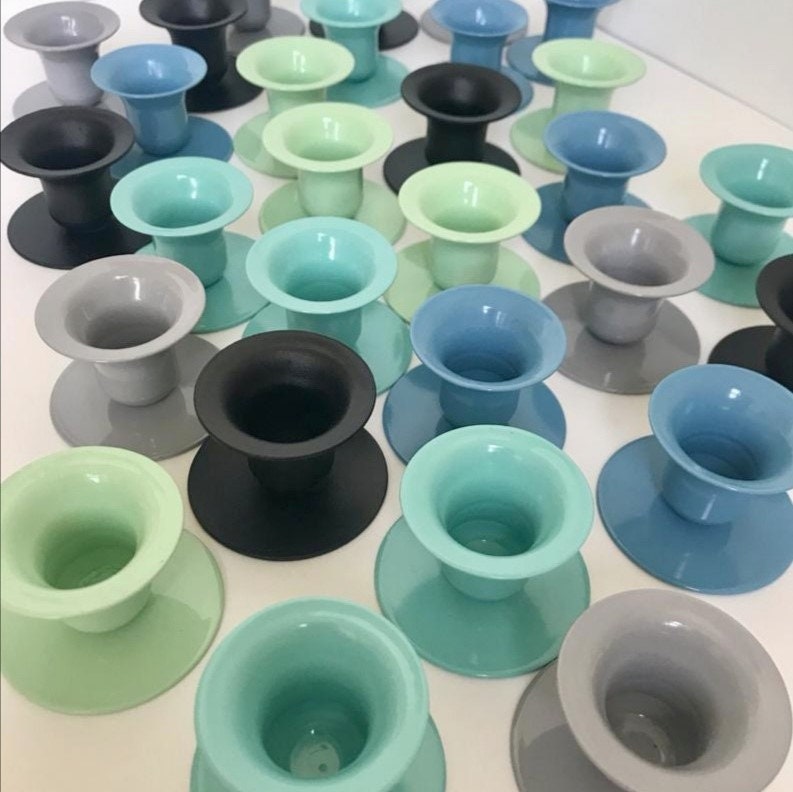 Enamel Bell Candlestick Holder // Enamel Candle Holder // Etsy UK