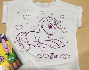 Colour Me - Colouring in T-shirts