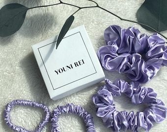 100% puur moerbeizijde haarscrunchies 22 Momme haarelastiekjes Kleurrijke zijden haarband Luxe cadeau Premium kwaliteit 6A zijde elastisch groot YouniRei