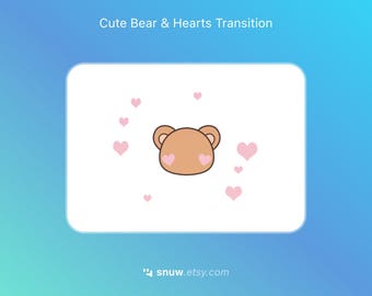 Bear Scene Transition ⟢ Twitch Kick Youtube ⟢ OBS / Streamlabs / Streamelements
