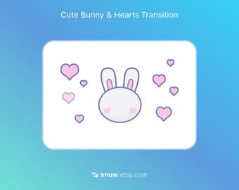 White Bunny Liquid Scene Transition ⟢ Twitch Kick Youtube ⟢ OBS / Streamlabs / Streamelements
