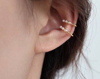 Women/'s Chain ear cuff Cz Chains earcuff No piercing unique 925 Sterling silver earring,14k gold fake earrings allergy free Ear wrap