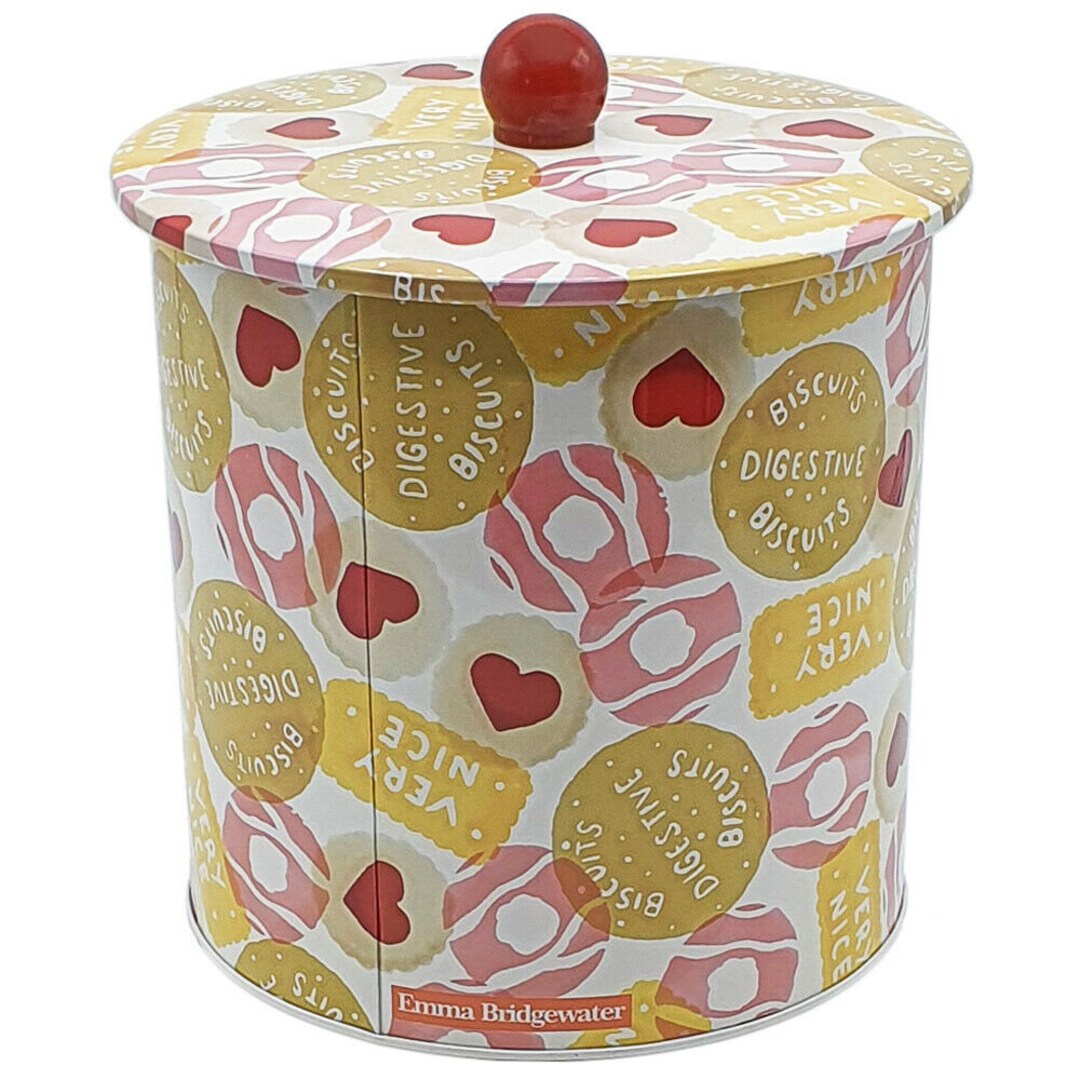 Emma Bridgewater Biscuit Barrel Biscuits Collection Round Etsy