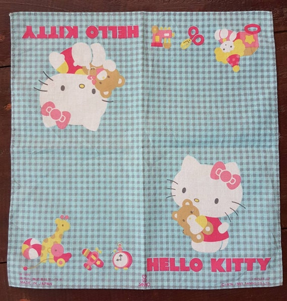 Vintage1985s Hello Kitty Sanrio Handkerchief
