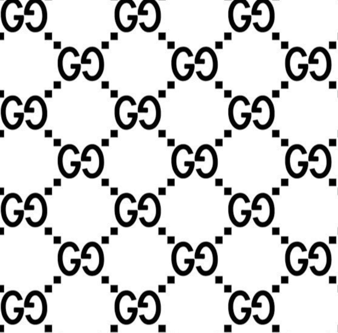 GG Gucci Vinyl Stencil for Custom Shoes and projects Etsy