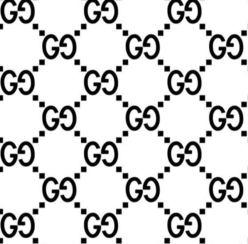 GG Gucci Vinyl Stencil for Custom Shoes and projects Etsy