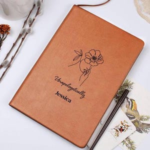 Personalized Graphic Journal, Gift for Her