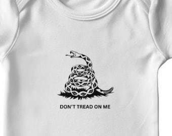 Body de bebé "No me pises" / Body con gráfico de serpiente patriótica